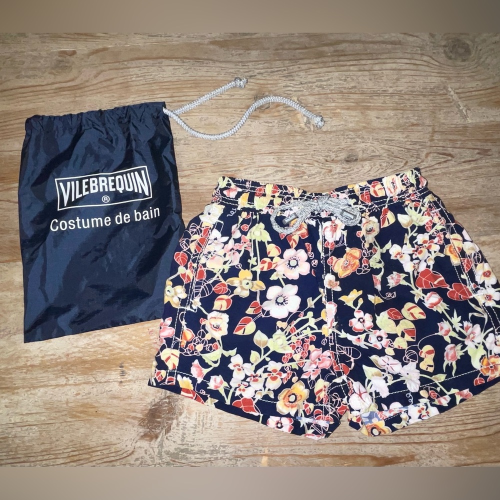 Vilebrequin Boys Swim Trunks with bag - size 4 ANS